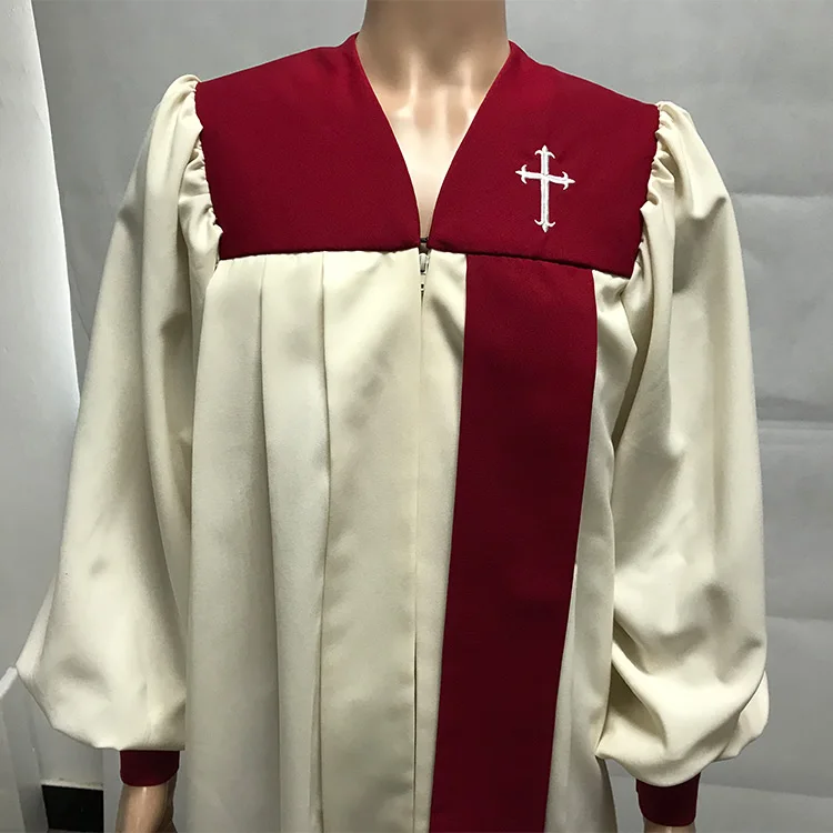High Quality Church Choir Robes Designs Wholesale Custom Clergy Robes