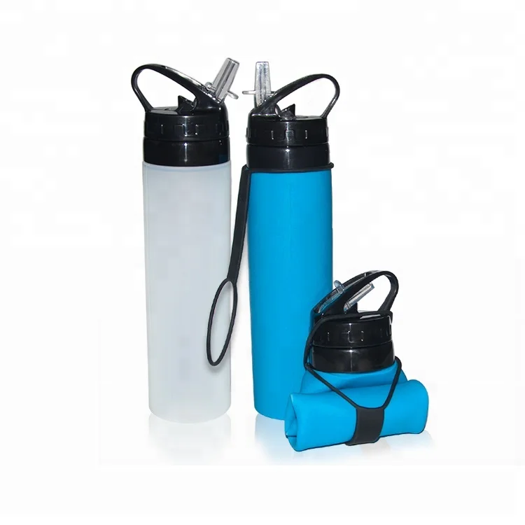 

BPA Free Shaker Water Bottle Silicone Drinkware Drinking Bottles For Fitness, Customized color