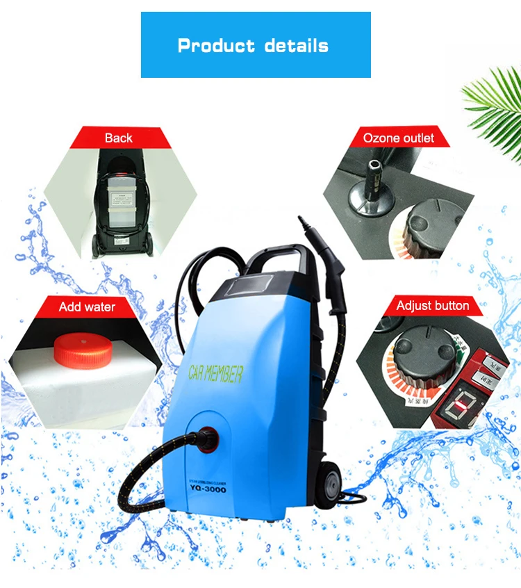 Best Price High Quality Mobile Steam Cleaning & Ozone Machine For Car