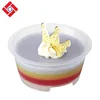 Custom Disposable Plastic Translucent Mini Round Opening Pp Cute Dessert Cup For Jelly Pudding