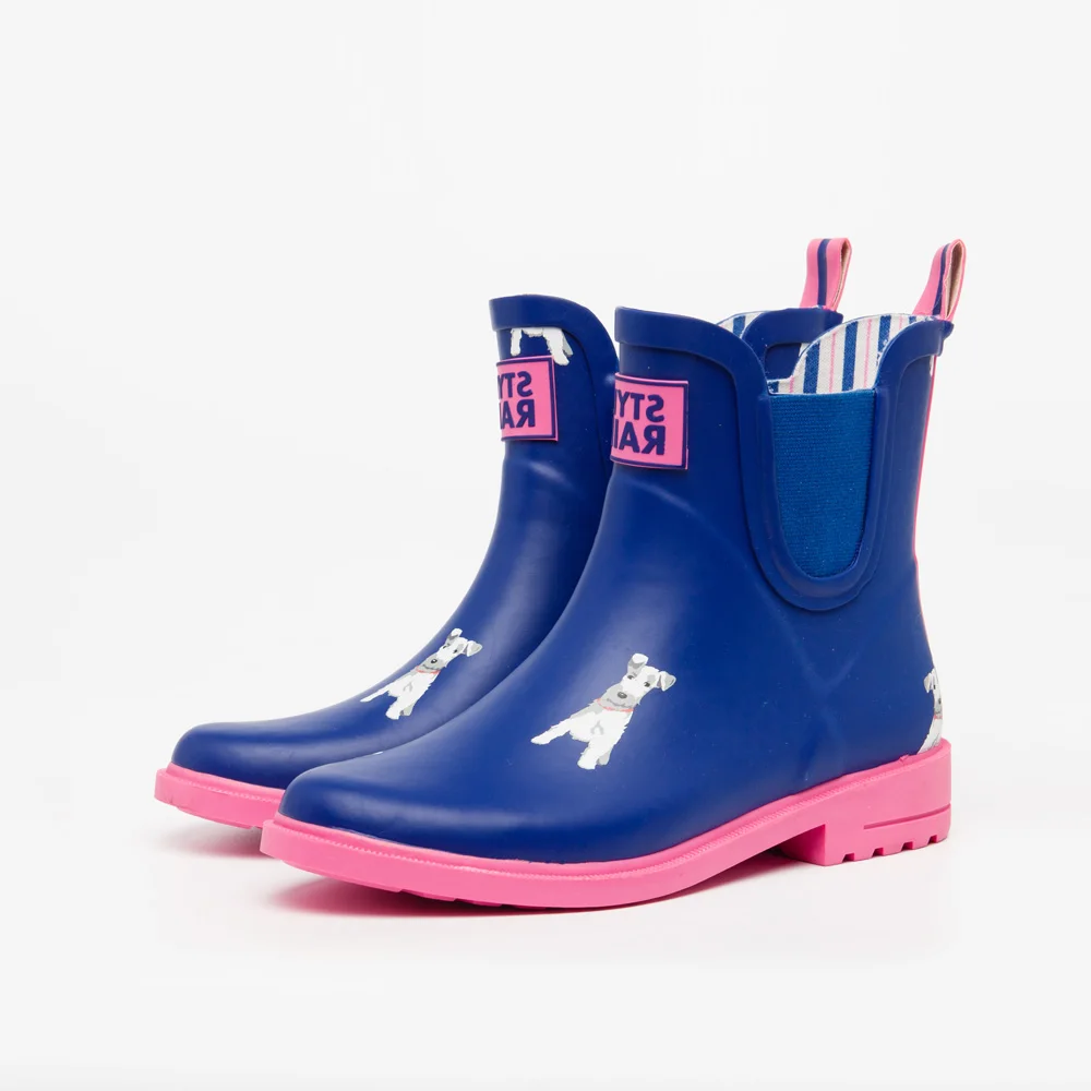 ankle cut rain boots