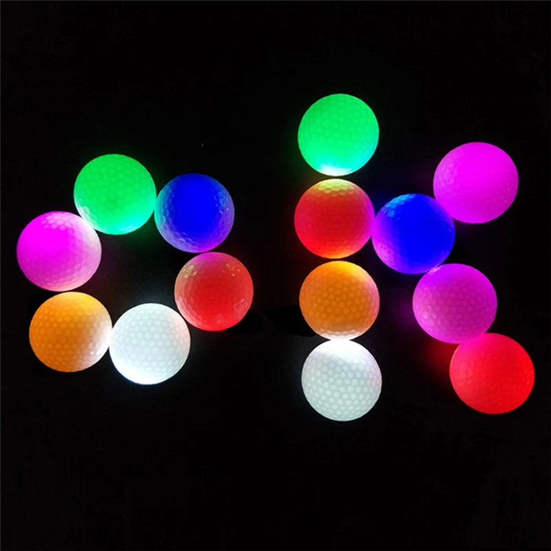 Wholesale Green Luminous Fluorescent Golf Ball For Dark Night Play A115