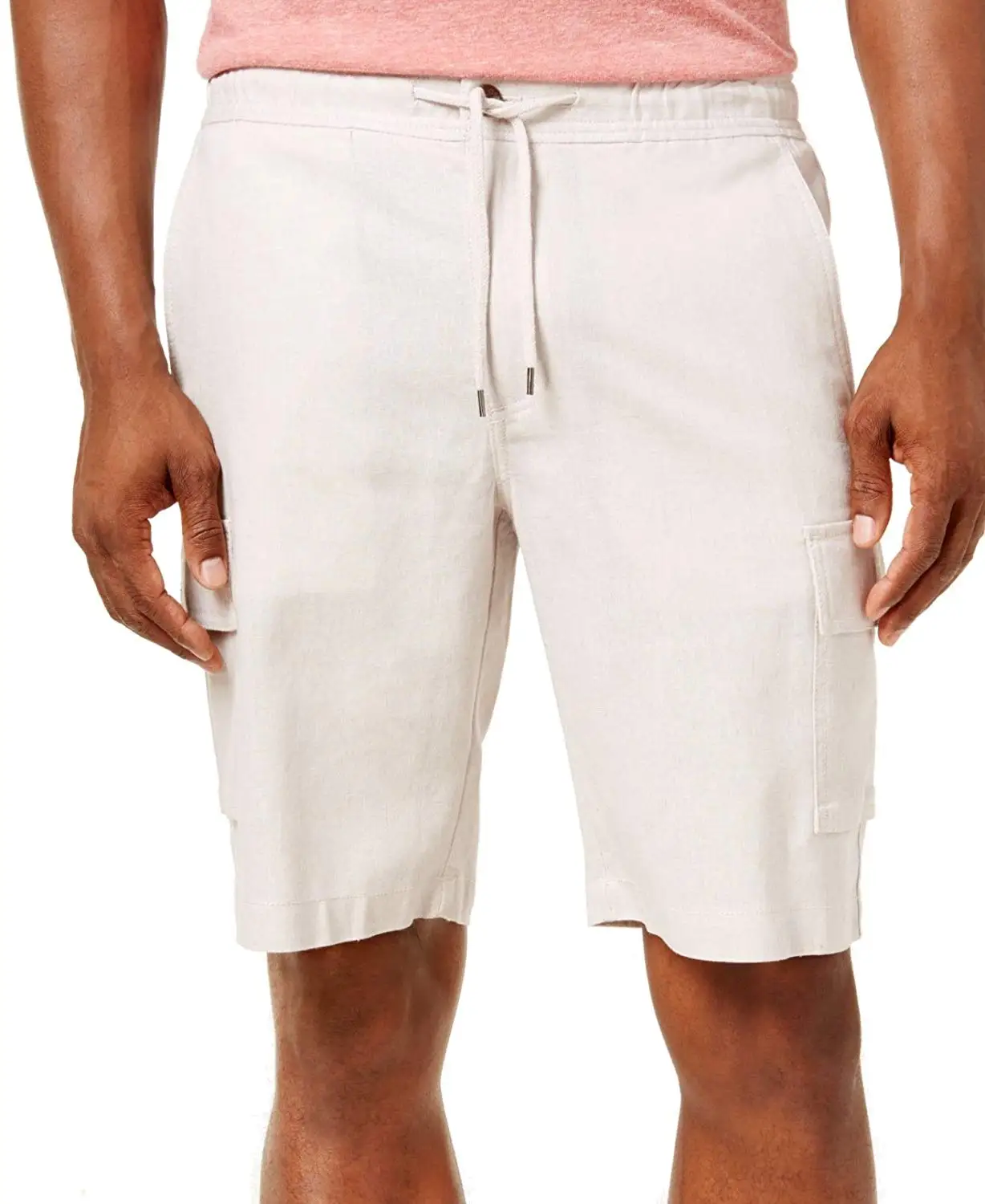 men's drawstring cargo shorts