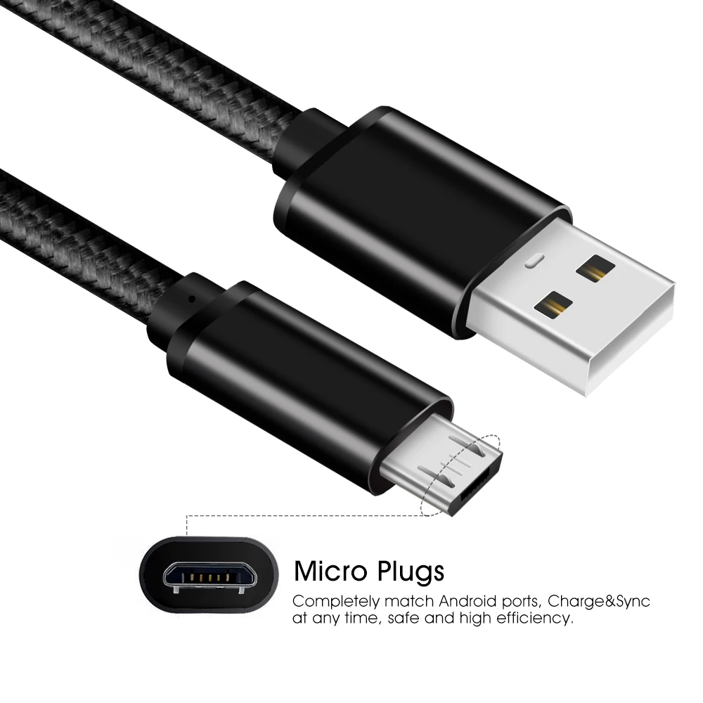 Micro Usb Cable,10 Feet Extra Long Micro Usb To Usb 2.0 Cable,A Male To Micro B Charge And Sync