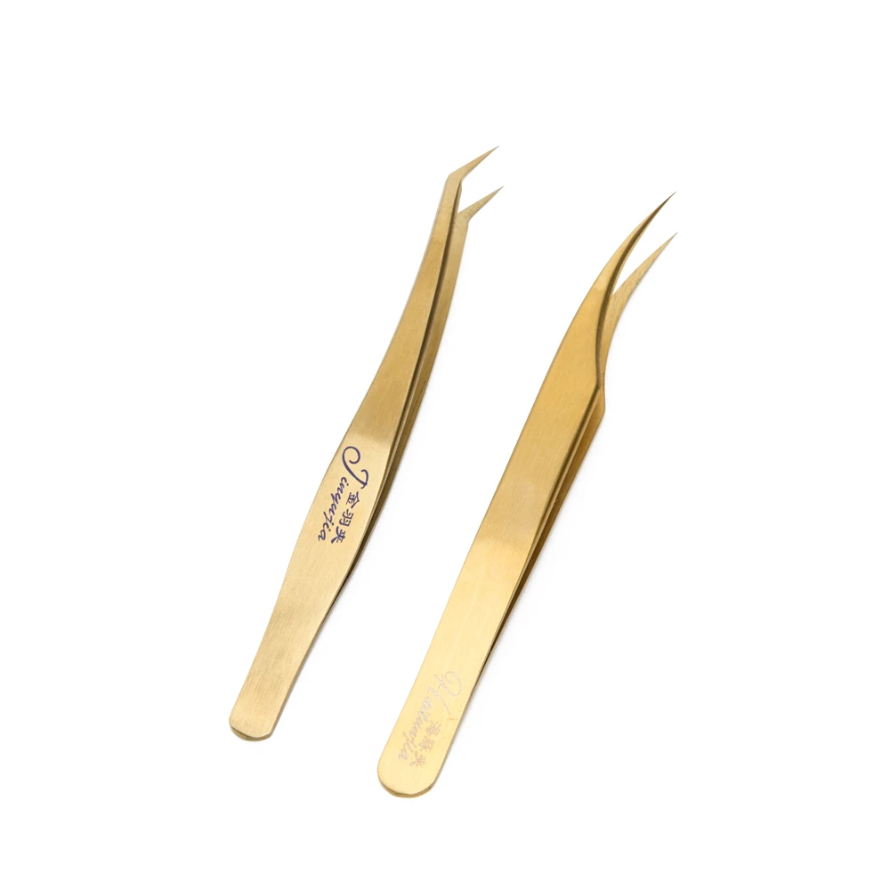Free Shipping Product New Design Best Price Oem Accept Anti-Static 3D Volume Eyelash Extension Tweezers Factory In China