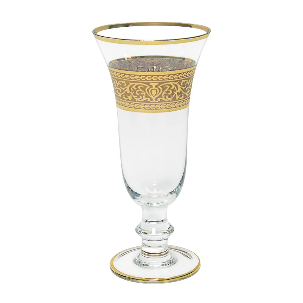 Wholesale Moroccan Crystal Arabic Gold Rim Design Coffee Tea Cups And