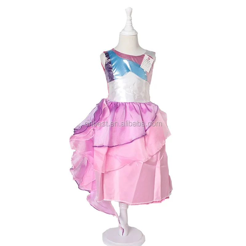 2017 Newest Hot Sell Princess Dress Cosplay Costume Girls Kid