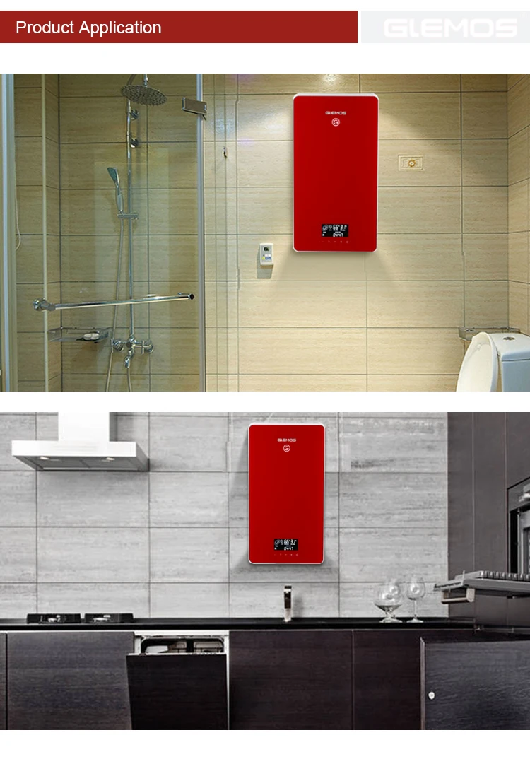 Household Wall Water Heater Intelligent Electric Fast Water Heater 12l