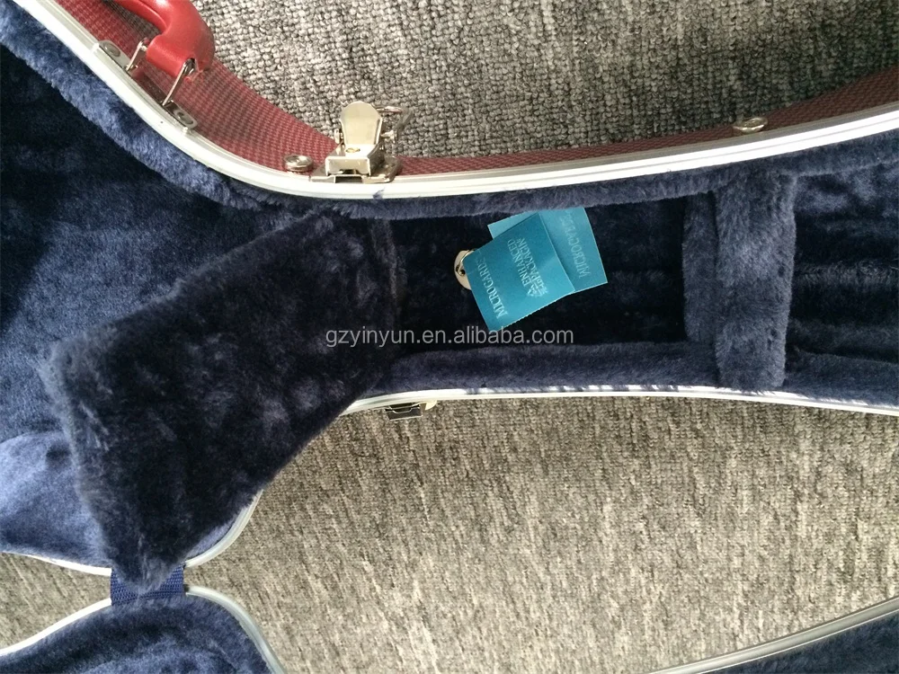 ABS en plastique coloré acoustique guitare cas