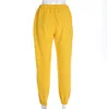 XM497 new arrival pure color high waist harem pants Loose casual women's sports pants