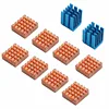 2018Aluminum Computer CPU Cooling Heatsink Set for Raspberry Pi 3 Pi 2 Model B Model B+ Set of 2 Heat Sinks Kit with 3M adhesive