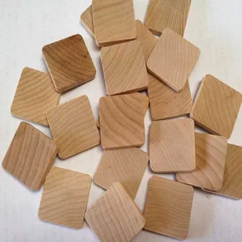 unfinished wood squares