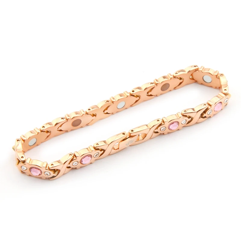 

High Quality Stainless Steel Jewelry Bracelet With Zircon, Silver;gold;rose gold