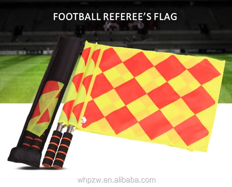 Referee Football Soccer Hocky Lineman Flag Hand Flag Competition Flag Yellow 