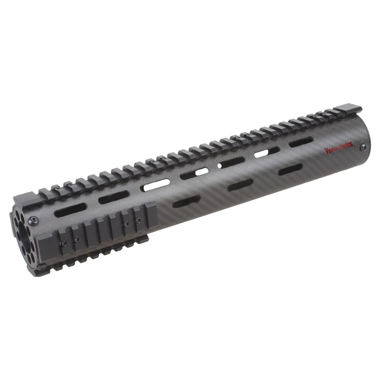 Vector Optics Carbon Fiber Carbin Style 12 Inch 223/5.56 Handguard Quad Tactical Picatinny Rails