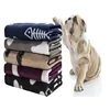 Comfortable 100% polyester cat blanket dog paw printed polar fleece pet blanket cat blanket