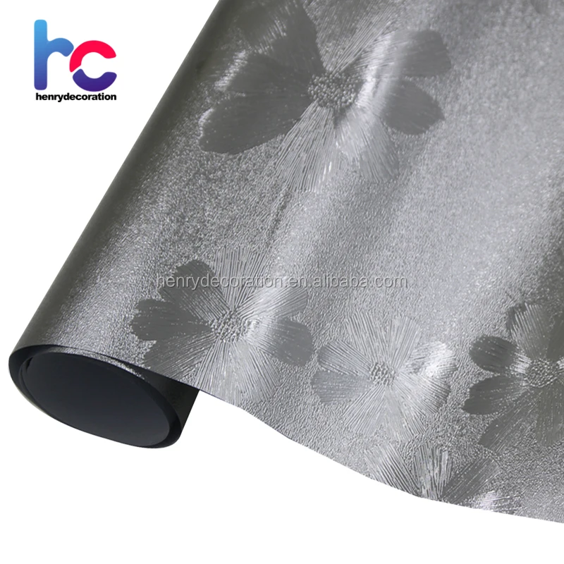 Embossed Holographic Furniture Foil Pvc Stretch Ceiling Film Vinyl