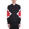 Black Nylon Bomber Jacket Windbreaker Caot Men