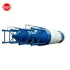 China batching plant with horizontal cement silo