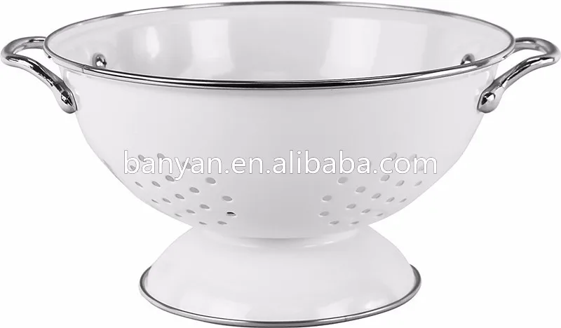 Factory Metal Fruit Basket Vegetable Fruit Colander Food Washing Basket Strainer 