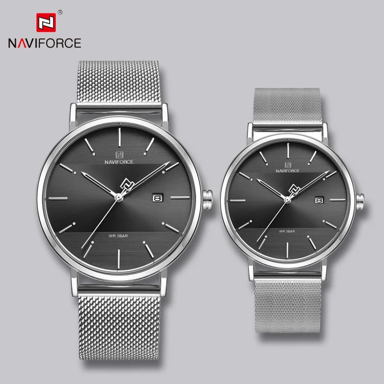 

couple luxury watches men women wristwatch Quartz relojes naviforce 3008 SW minimalist watch