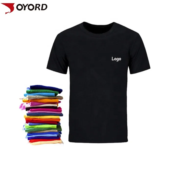 

High Quality Custom Logo Blank Plain Quick Dry 100% Cotton Short Sleeve Men Tshirt, Can follow your pantone color