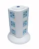 220v 10a multi outlet 3 layer vertical extension uk power socket with 2 usb ports
