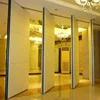Hotel and office sound proof room divider folding MDF partition wall