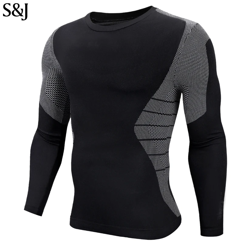 Bodybuilding Muscle Round Neck Long Sleeve Sport T Shirt - Buy ...