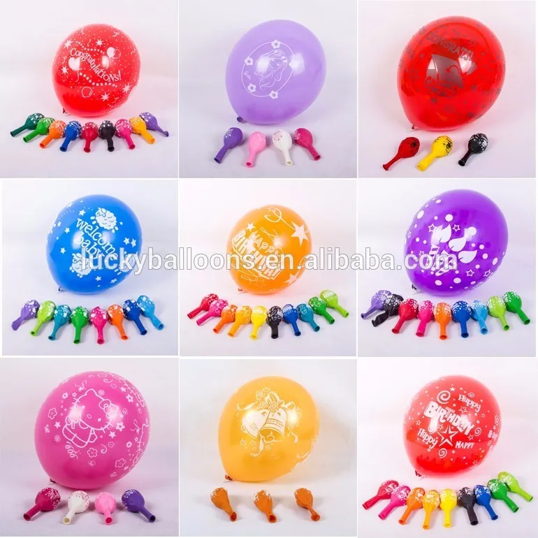 12 Inch Latex Balloons Pure Natural Latex Balloon Transparent Balloon