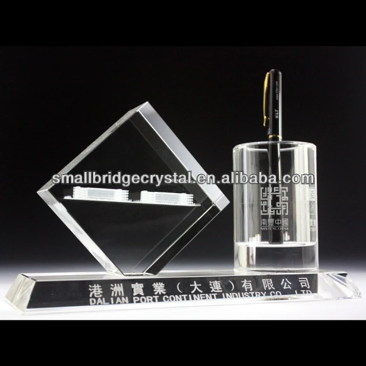 product wholesale crystal desk penholder souvenir-21