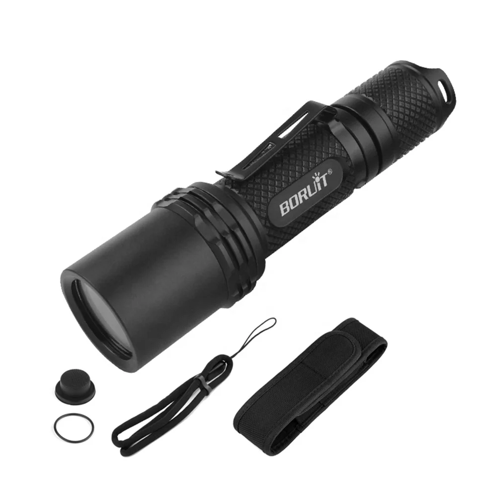 Zoom 5000LM LED Rot Licht Focus Taschenlampe Fahrradlicht 350 yard Flashlight