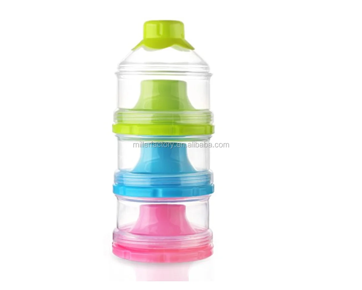 baby bottle with milk dispenser