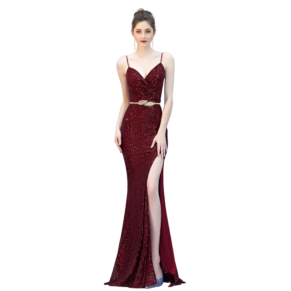 

Hot sale Latest Design Slim long prom elegant beautiful sexy sequin dress for women