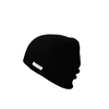 2019 Men Black Beanie Hats With A Custom Logo Acrylic Knitted Caps