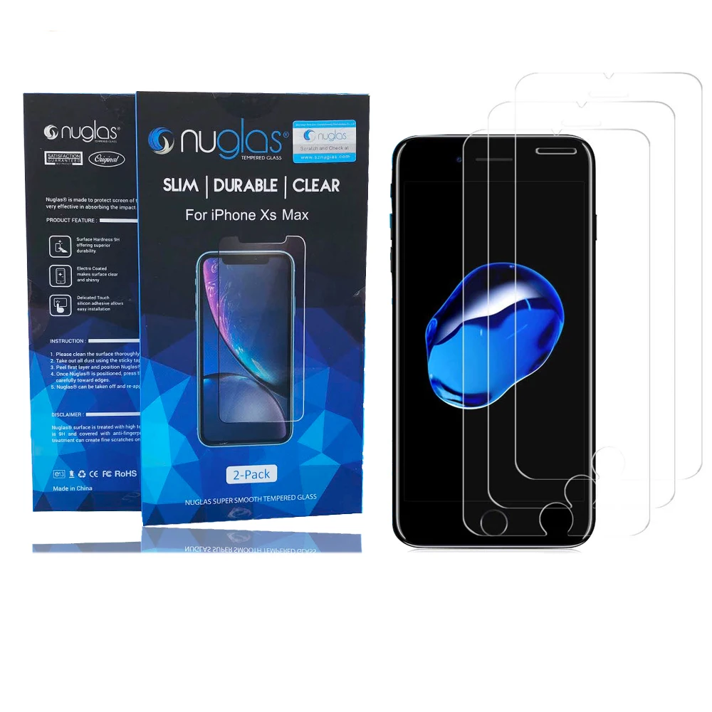 2 Pack Tempered Glass Screen Protector Applicator Guide Frame For