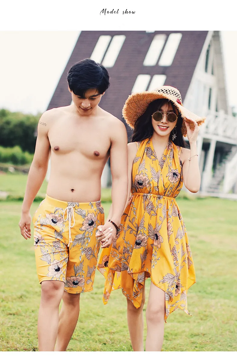 couple beachwear