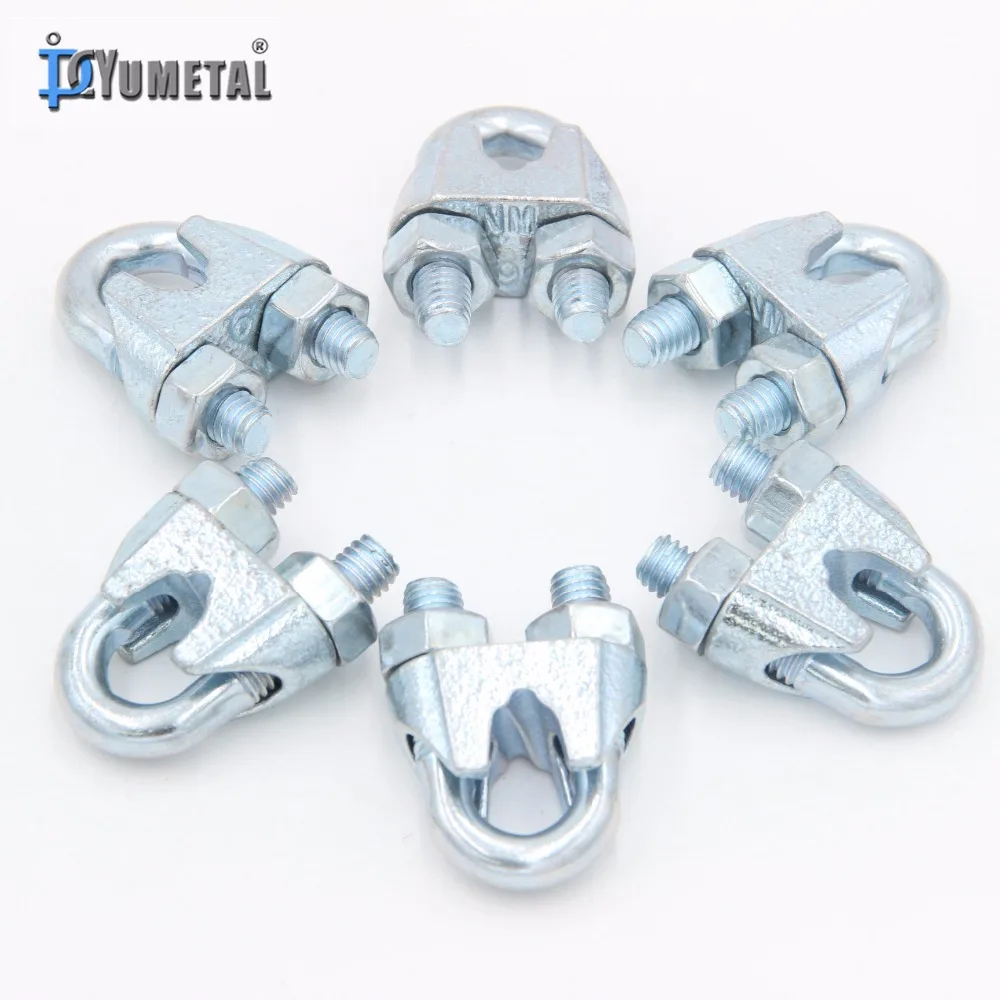 
Electric Galvanized DIN 741 Malleable Wire Rope Clip 