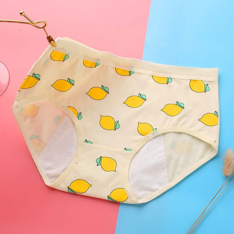 Special design bamboo period panties women anti leaking period undies