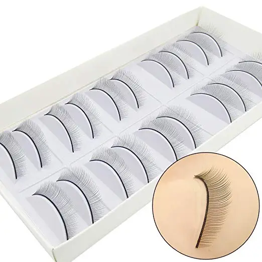 

LashPlus wholesale individual eyelash supplies lash training tools high quality practice eyelashes 10pairs set, White