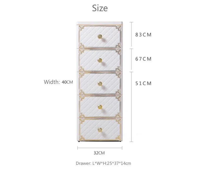 3 4 5 layer closet bedroom plastic wardrobe