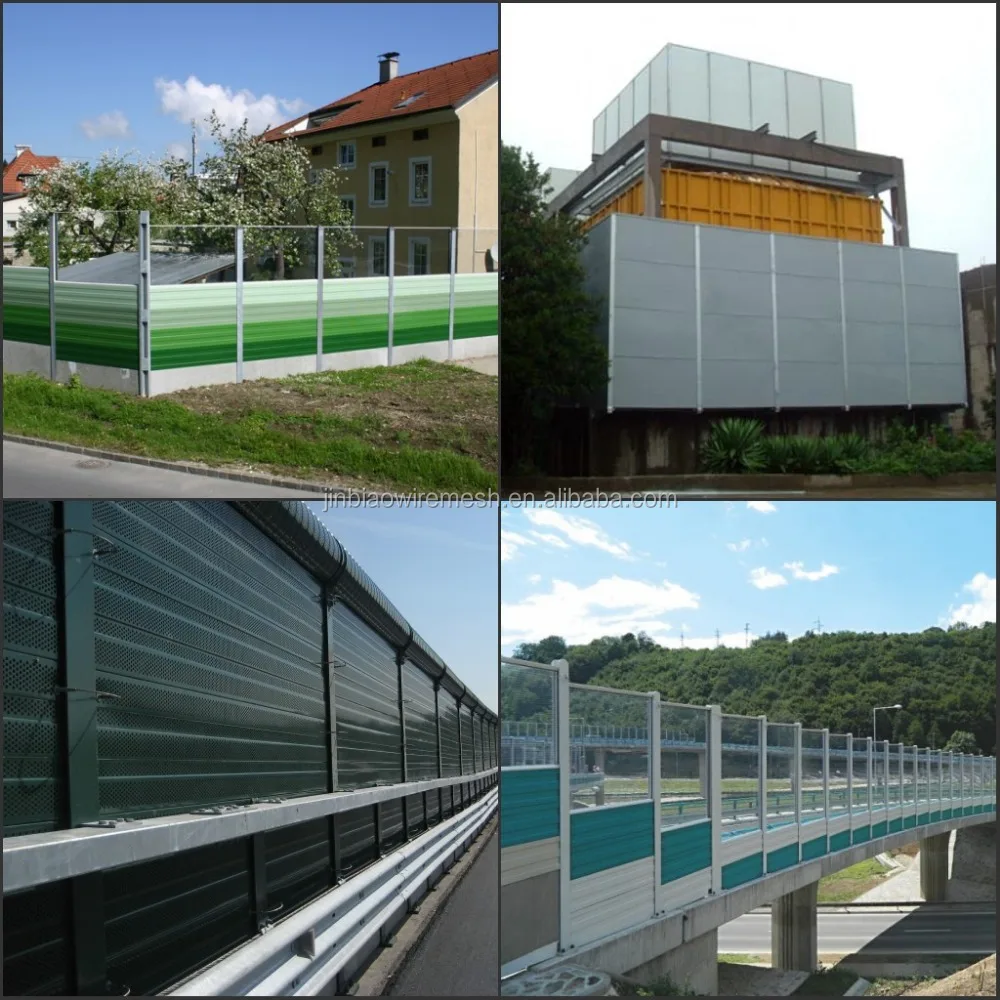 Railway Noise Barrier Sound Barrier Wall Manufacturer Noise Screen Wall Soundproof Screen Fence