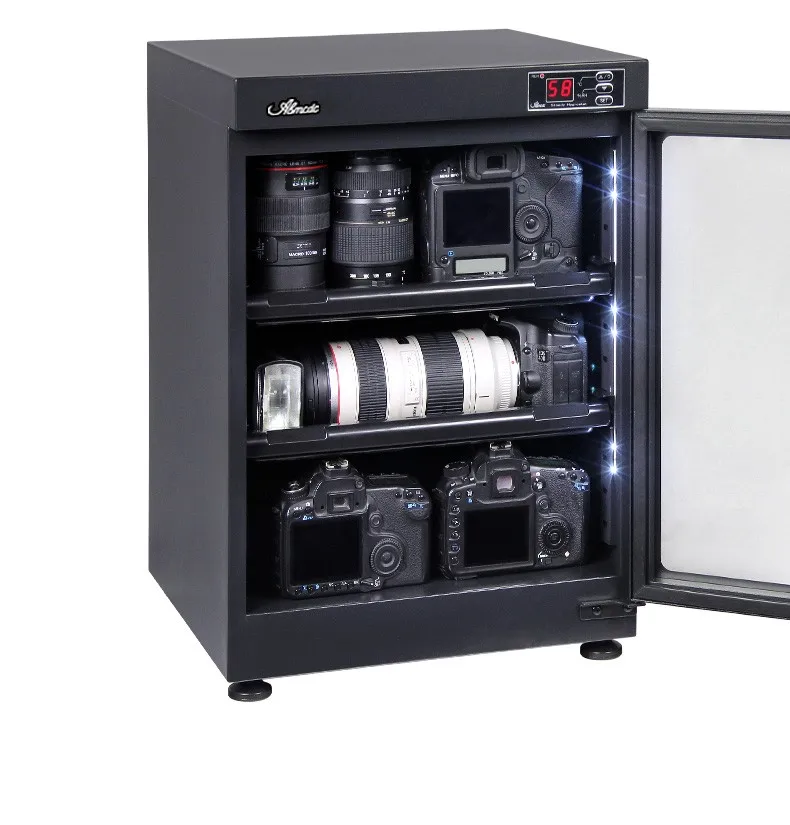 
65L electric dry dehumdification box for camera lens dehumidifier 