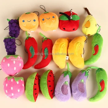 plush fruit and vegetable toys