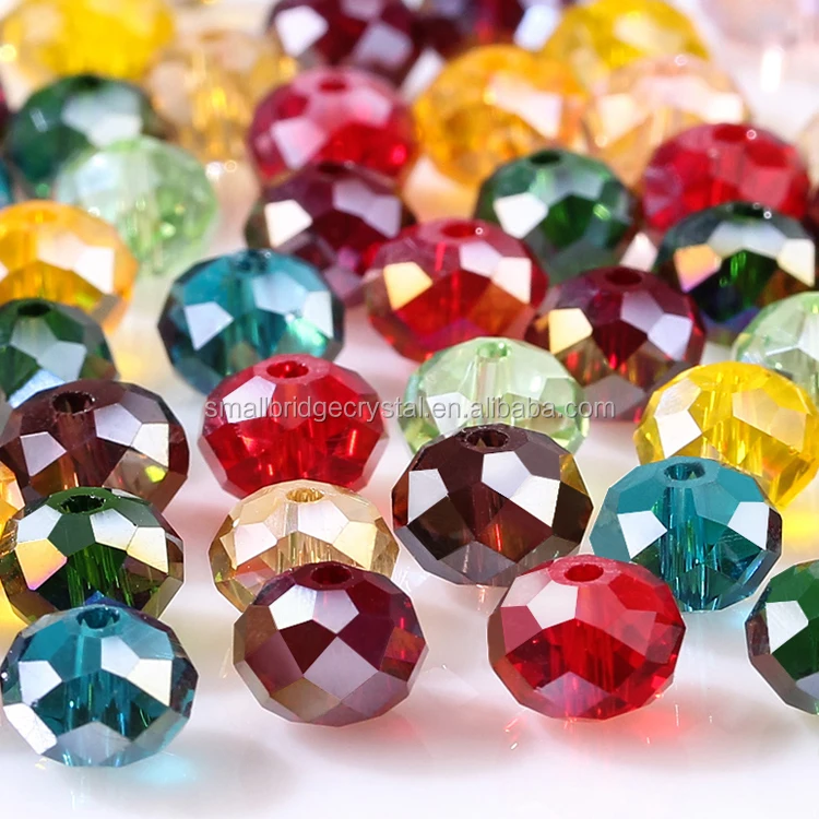 China 6mm Mix Color Crystal Jewelry Loose Cheap Black 4mm Crystal Beads factory