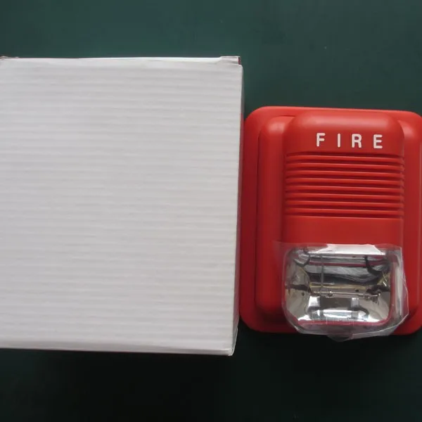 DC24V 115dB Fire Alarm Bell with Strobe Light