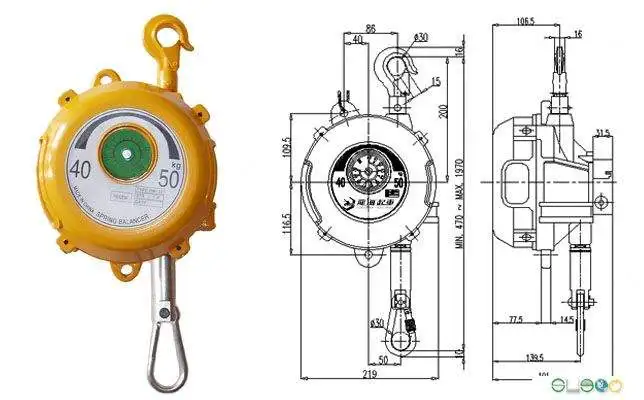hand tools lifting equipment spring balancer 5kg 15kg