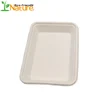 healthy eco fda sugarcane bagasse disposable fast food tray biodegradable lunch trays