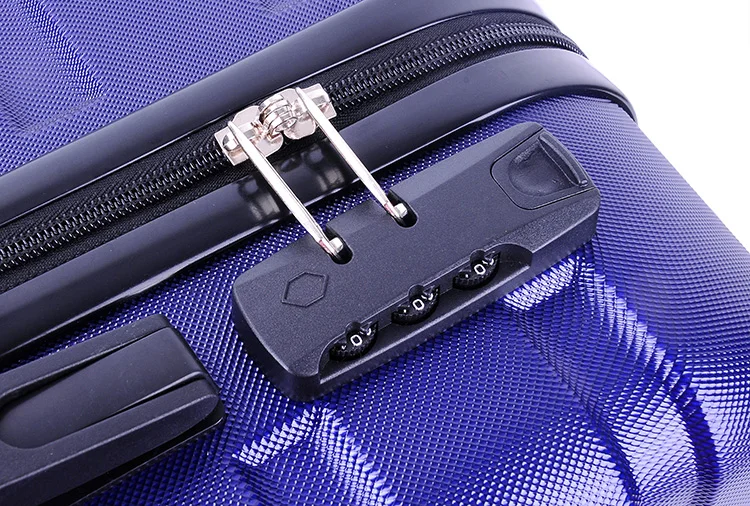 4 Pieces Abs Hardside Spinner Trolley Travel Carry On Luggage Suitcase