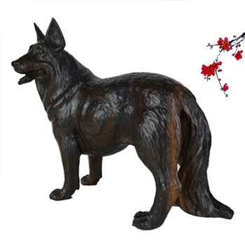 Grosir Manual Polishing Model Hewan Anjing Gembala Jerman Ukiran